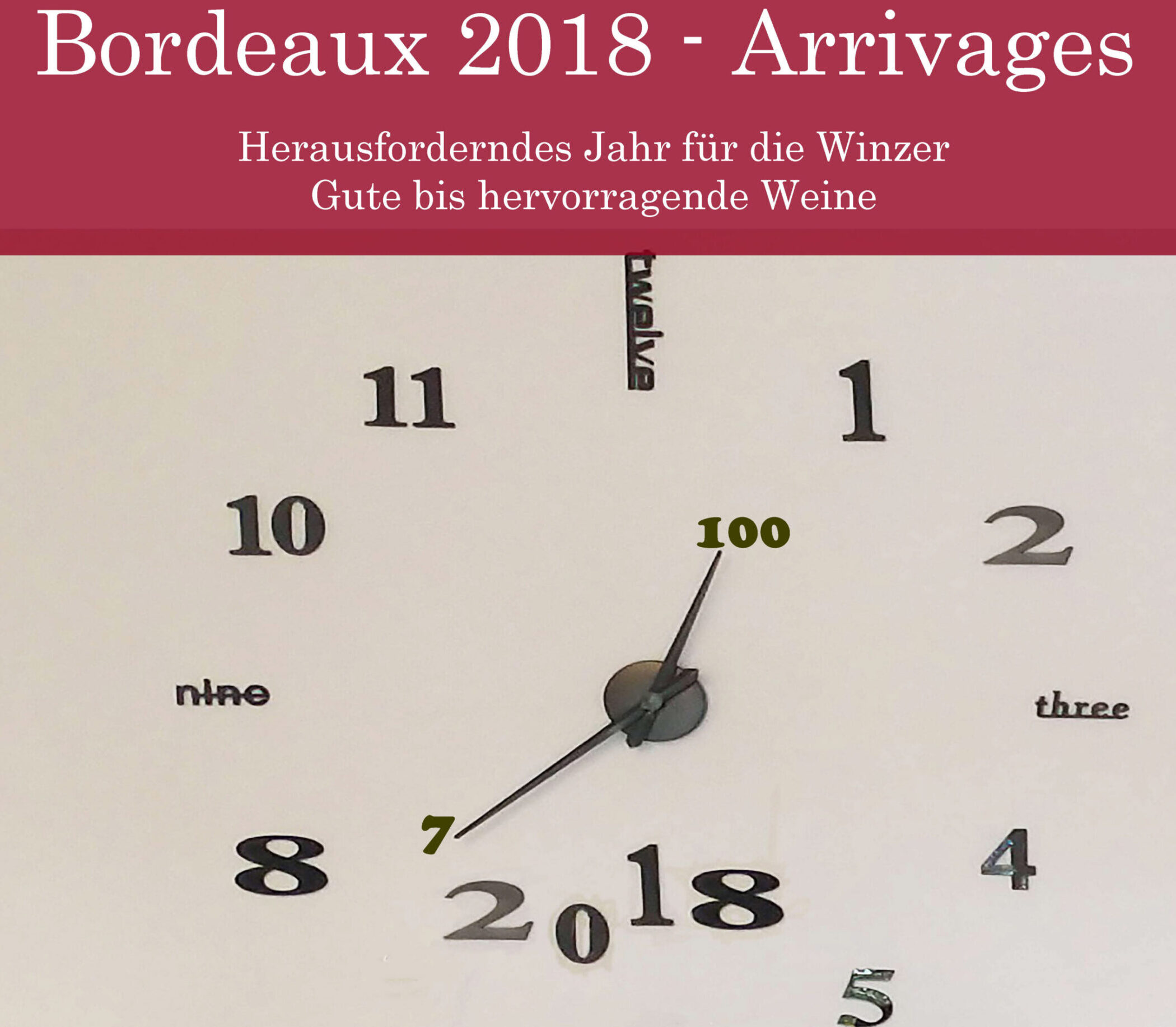 Bordeaux 2018 - Arrivage - Yves Beck