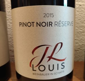 Johannes Louis - Pinot Noir Reserve 2015 - yvesbeck.wine