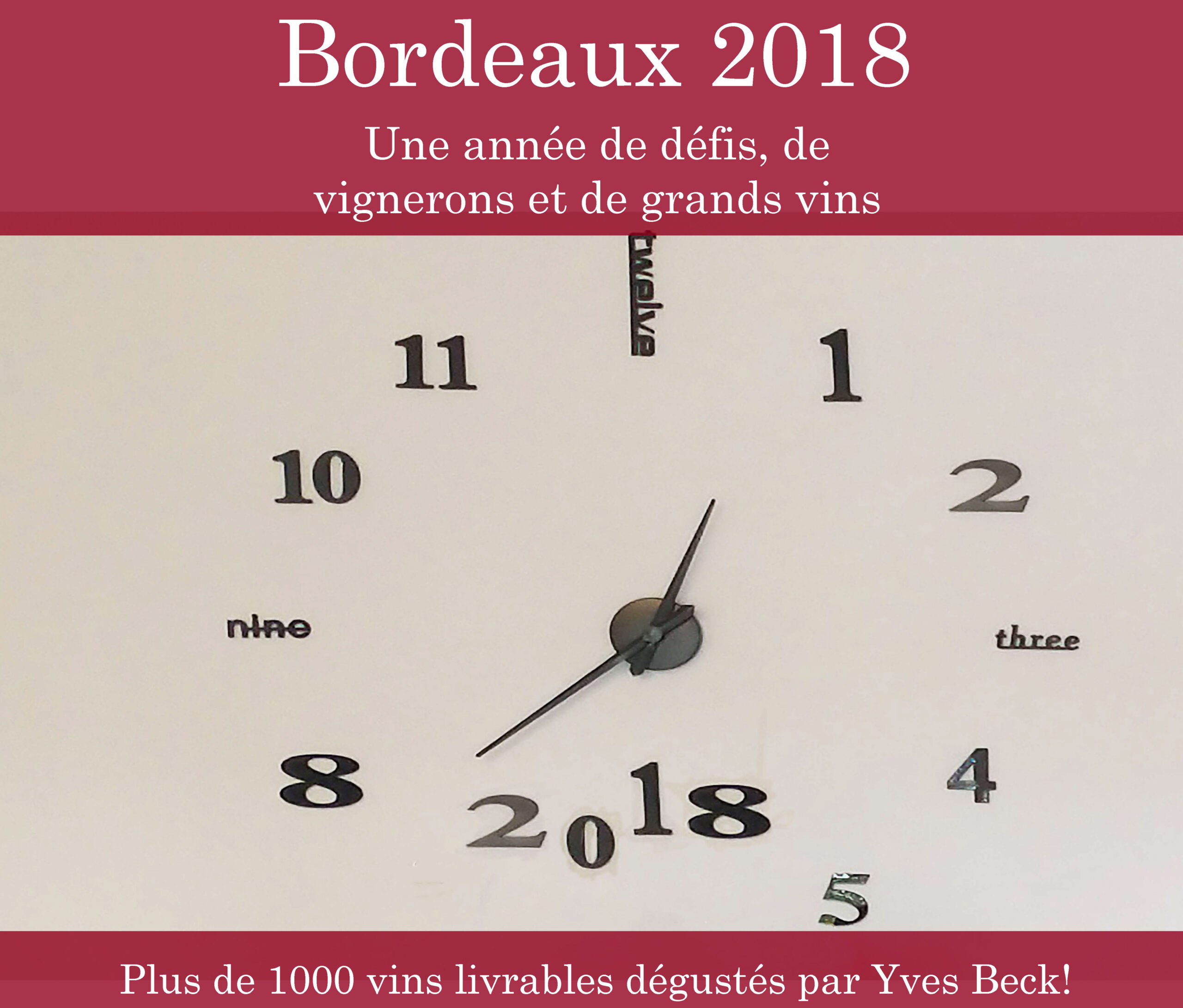 Bordeaux 2018 - les livrables