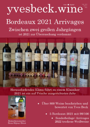Bordeaux 2021 Arrivages yvesbeck.wine