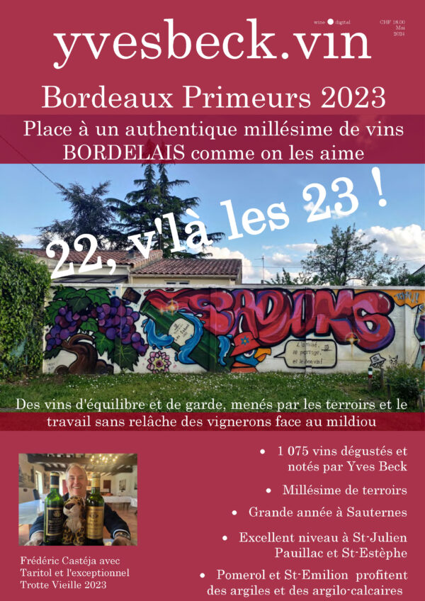 Bordeaux Primeurs 2023 - 22 v'là les 23 - sans abonnement annuel