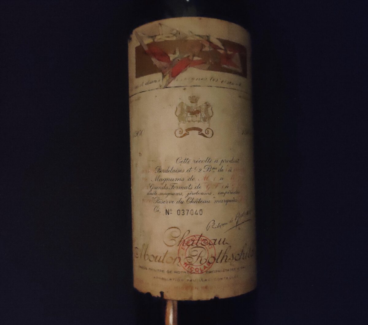Mouton Rothschild 1960 - yvesbeck.wine