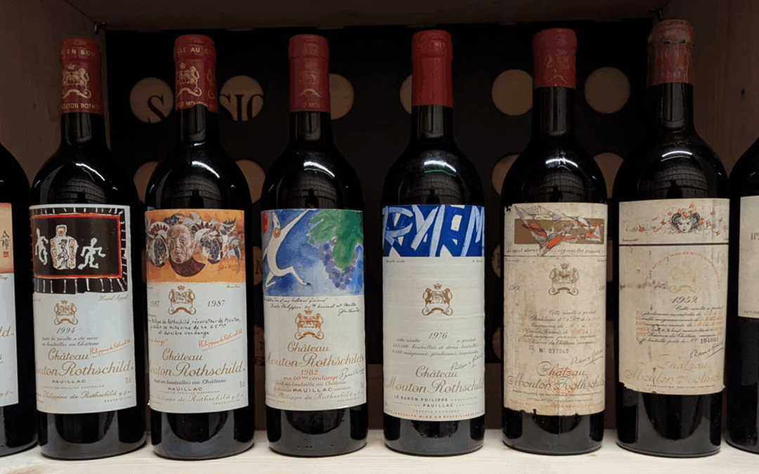 Mouton Rothschild im Laufe der Jahrzehnte