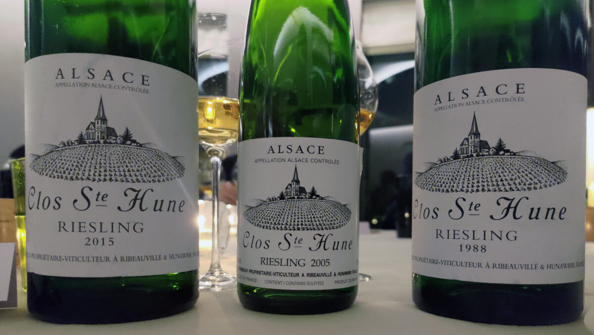Clos Sainte Hune 2015 2005 1988 Trimbach - yvesbeck.wine