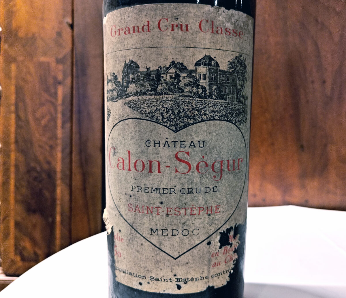 Calon Ségur 1950 - yvesbeck.wine © Yves Beck