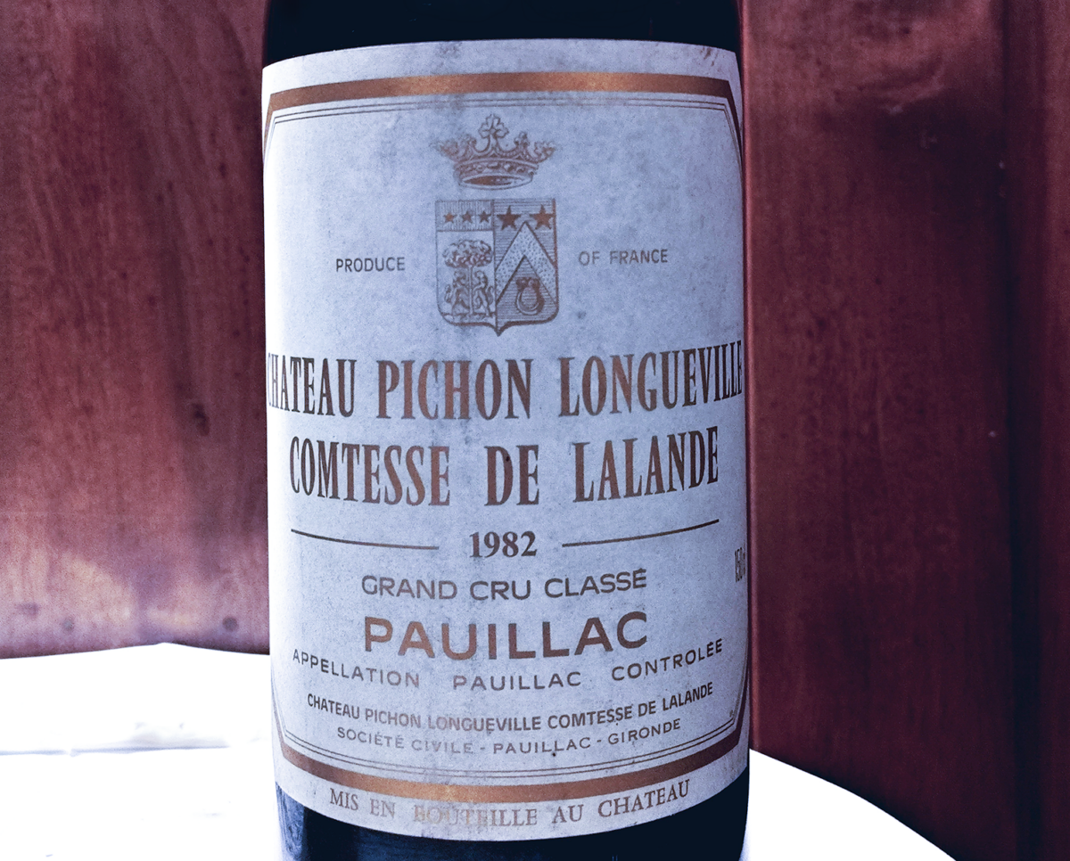 Pichon Comtesse 1982 - Magnums Bordeaux yvesbeck.wine © Yves Beck