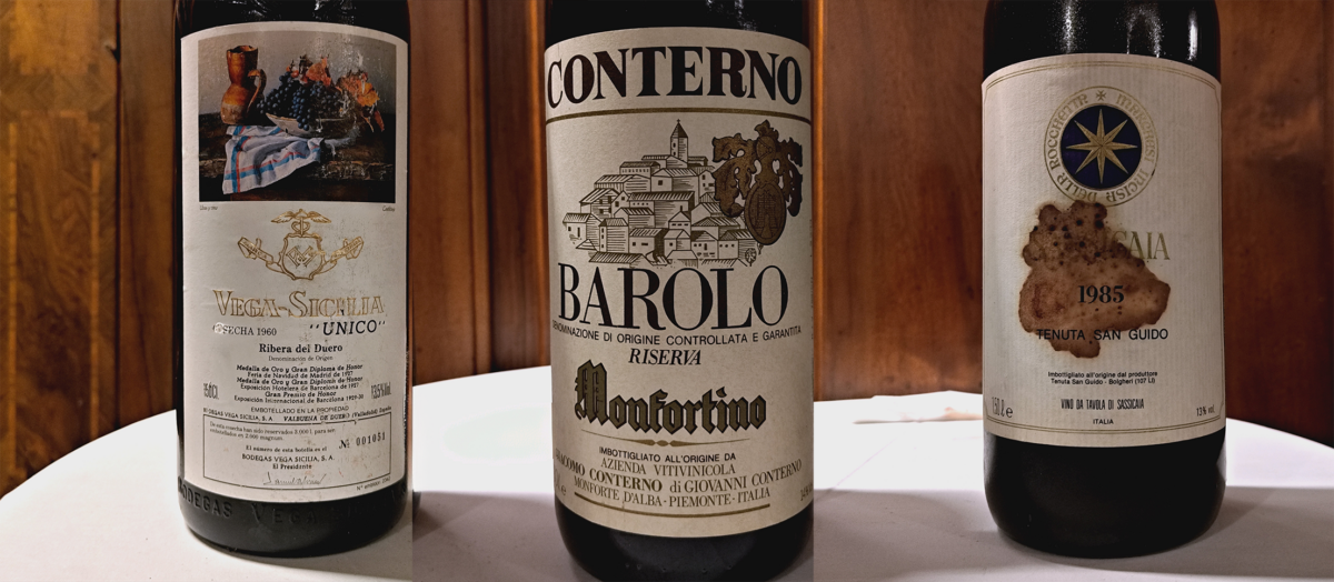 Vega Sicilia - Conterno - Sassicaia - Magnums Bordeaux - Italia Espana - yvesbeck.wine © Yves Beck