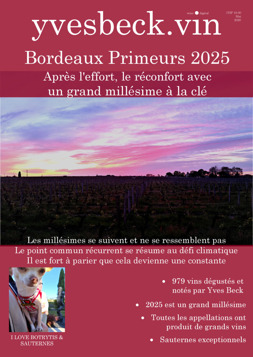 Bordeaux Primeurs 2025 - La Une - yvesbeck.wine