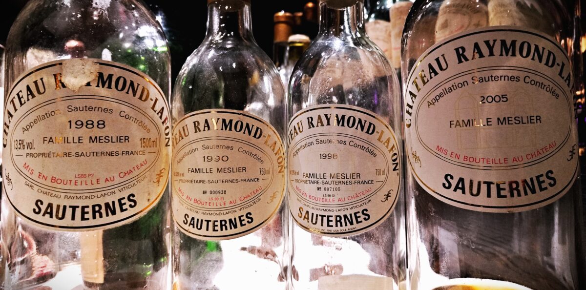 Château Raymond-Lafon 1988-1990-1998-2005 © Yves Beck - yvesbeck.wine