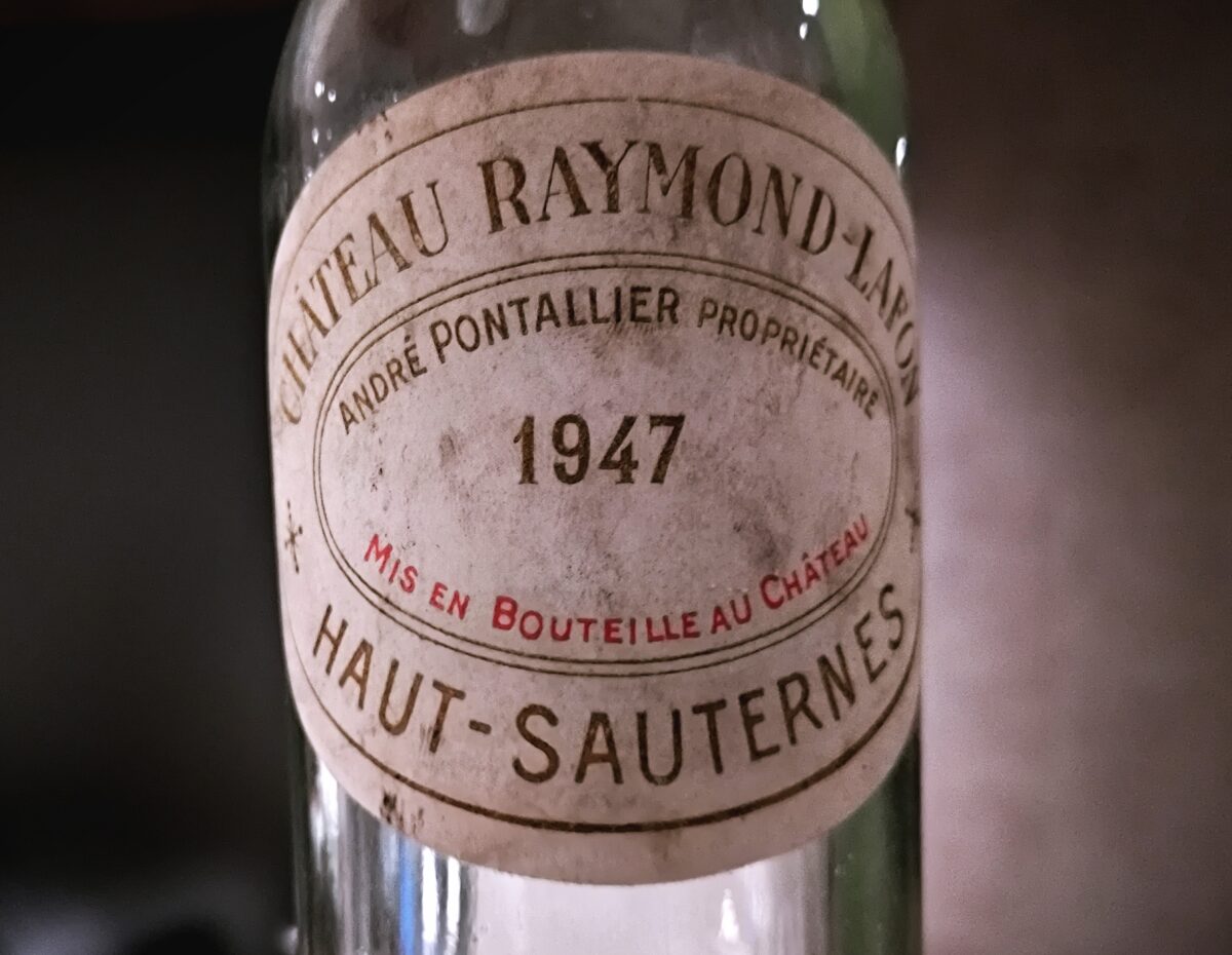Raymond-Lafon 1947 © Yves Beck - yvesbeck.wine