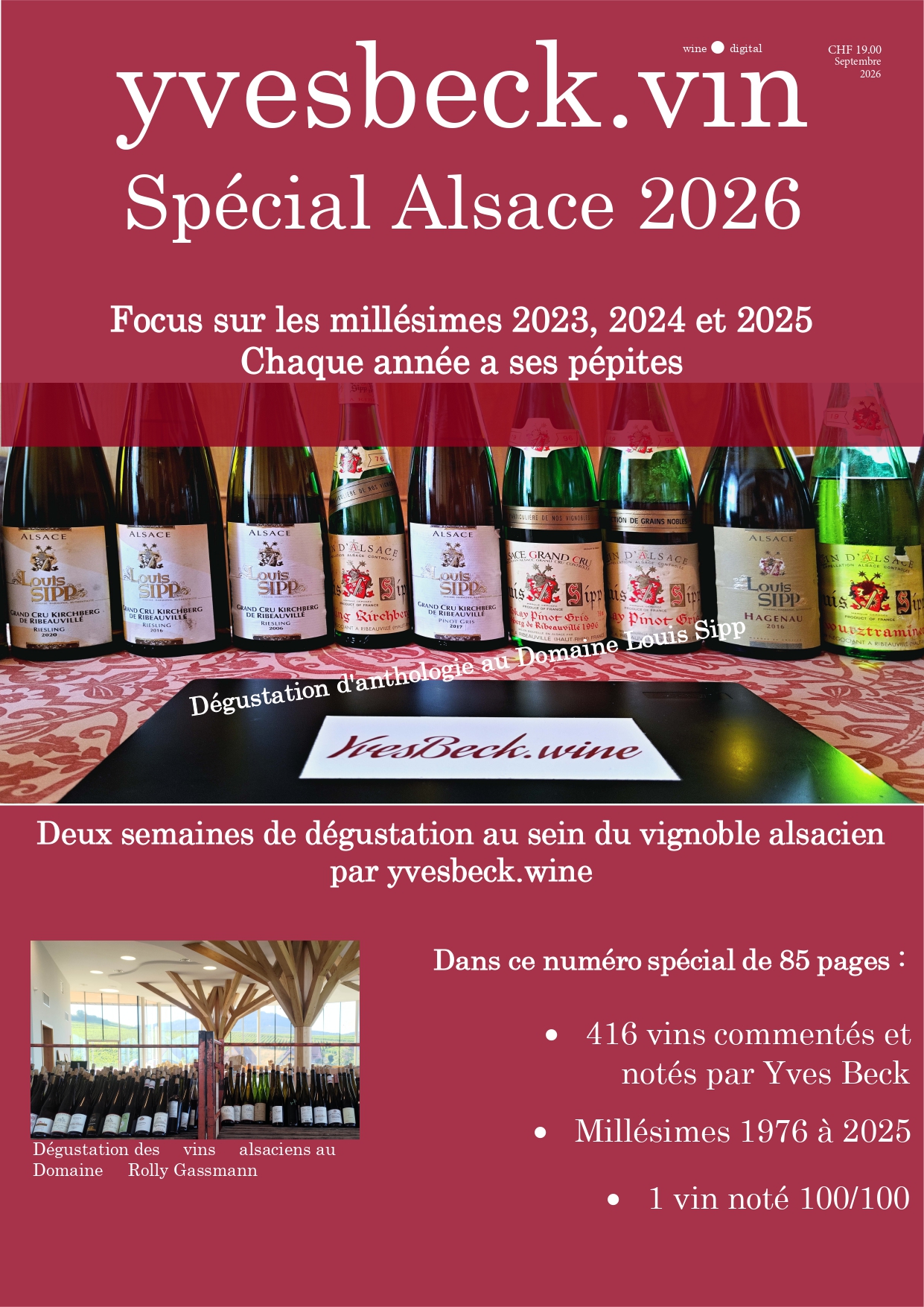 Spécial Alsace 2026 - Yves Beck - La Une