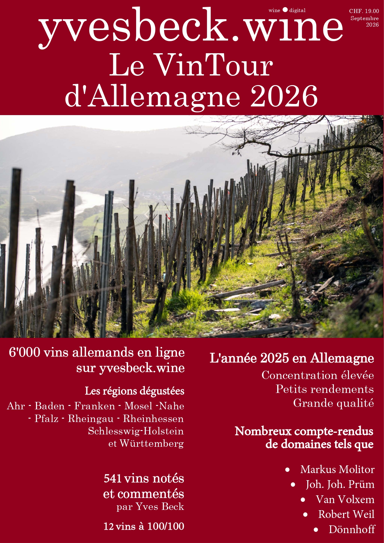 Vin Tour Allemagne 2026 - Yves Beck