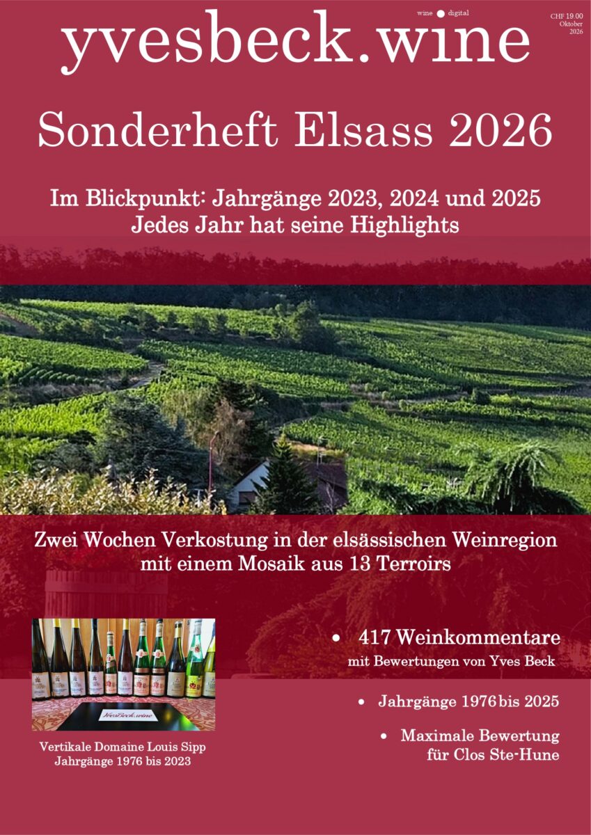 Sonderheft Elsass 2026 - Titelblatt - Yves Beck